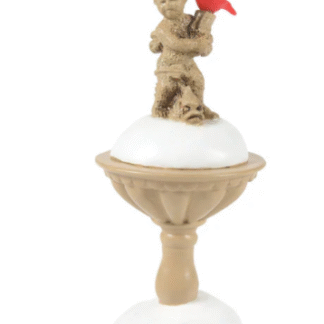 Department 56 Village Accessories- Cardinal Christmas Fountain