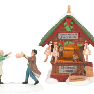 Department 56 Dickens Village - Dressed Turkey Auction S/2