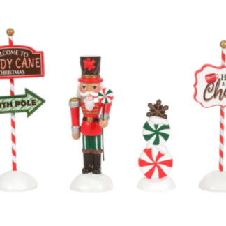 Department 56 Accessories - Peppermint Panache S/4