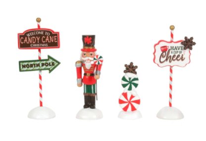 Department 56 Accessories - Peppermint Panache S/4