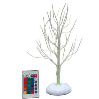 Department 56 Accessories - White twinkle Branch Tree