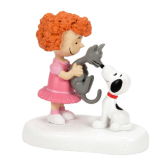 Department 56 Peanuts Village - Frieda & Faron Meet Snoopy